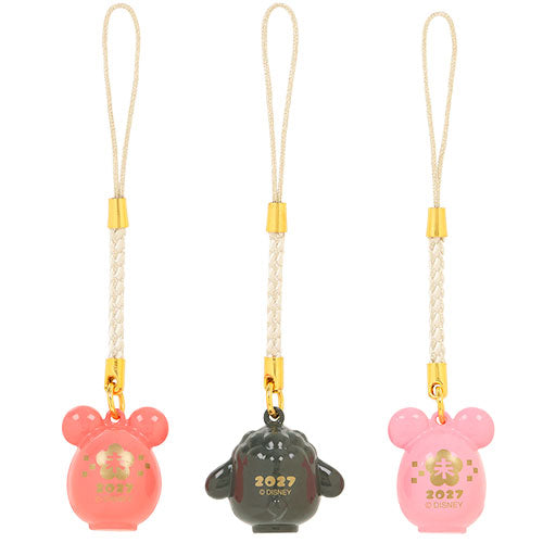 DEC 1 RELEASE - Tokyo Disney Resort - New Years 2027 - Mickey Mouse & Friends - Daruma Bell Mascot Set