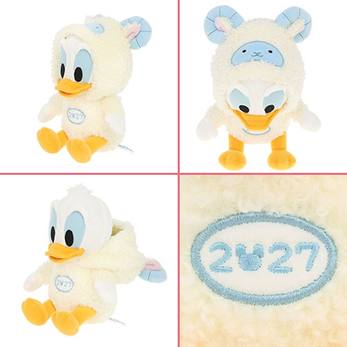 NOV 19 RELEASE - Tokyo Disney Resort - New Years 2027 - Donald Duck Zodiac Plush & Finger Puppet