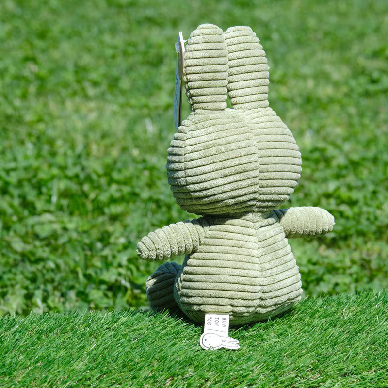 Miffy Japan - Corduroy Plush Toy - 23cm - Olive Green