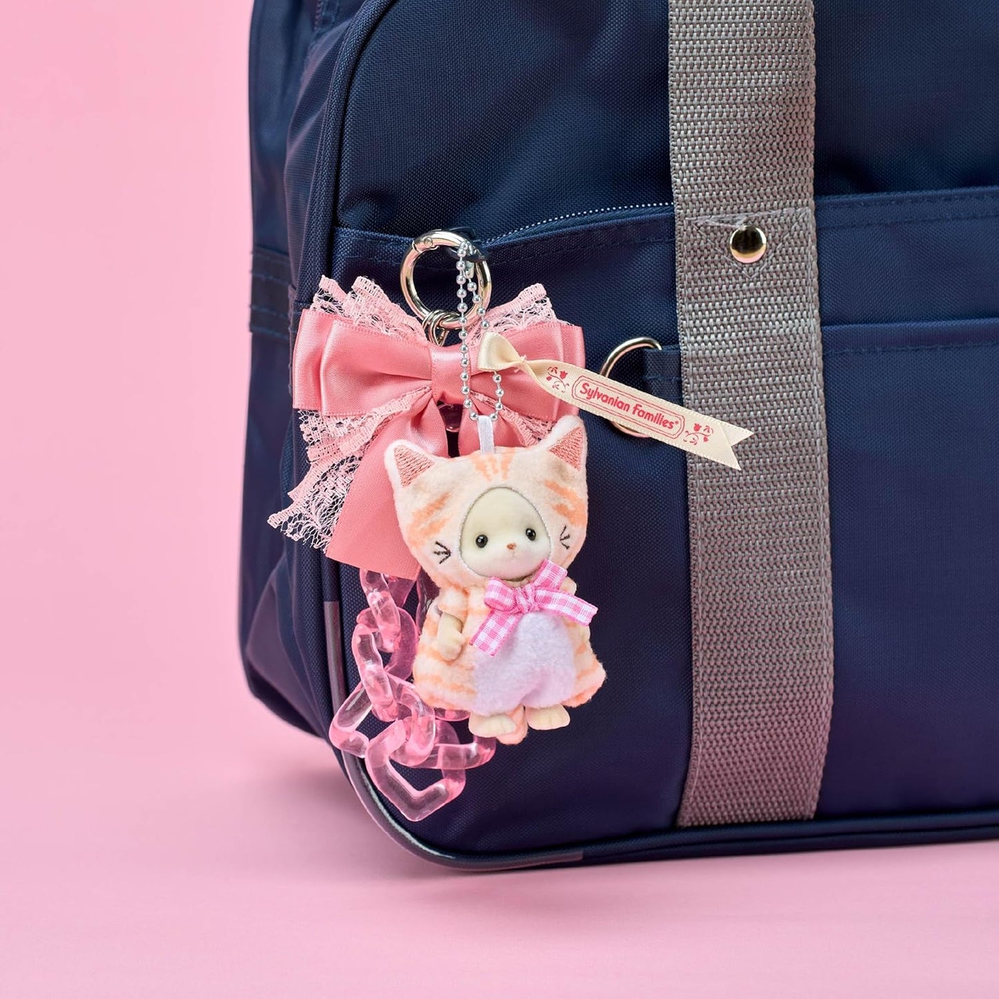 MARCH 20 PREORDER - Sylvanian Families Japan - Fennec Boy - Cat Costume Keychain