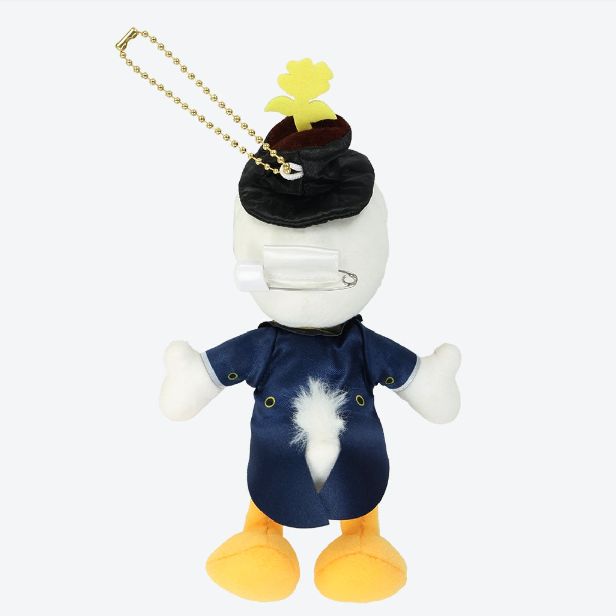 Tokyo Disney Resort - Tokyo Disneyland - The Diamond Variety Muster - Donald Duck Plush Keychain / Pin (2 Outfits)