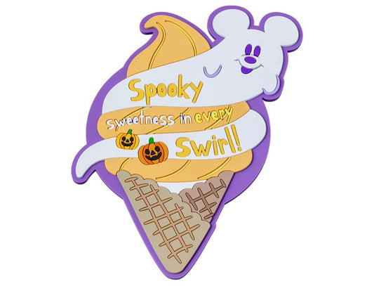 Tokyo Disney Resort - Halloween 2025 - Mickey Ghost - Souvenir Coaster