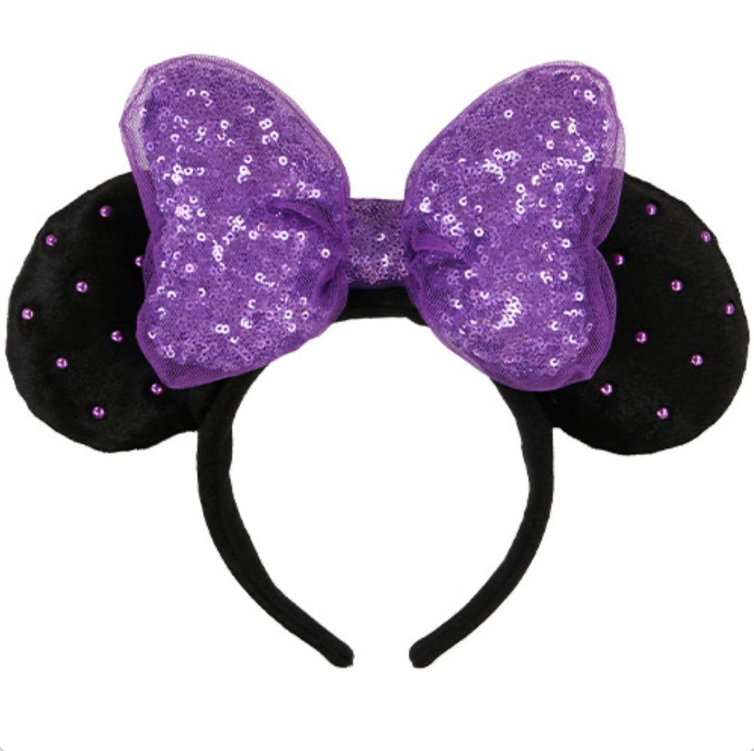 Tokyo Disney Resort - Purple Sequin - Minnie Ears