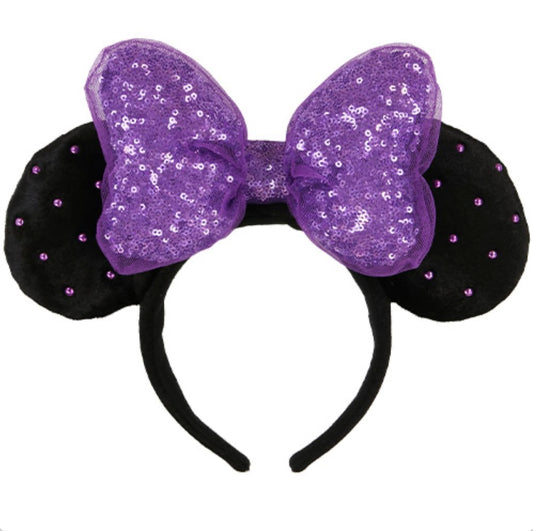 Tokyo Disney Resort - Purple Sequin - Minnie Ears
