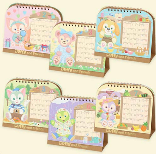 DisneySea Limited - Duffy & Friends - 2026 Desk Calander with Sticky Notes