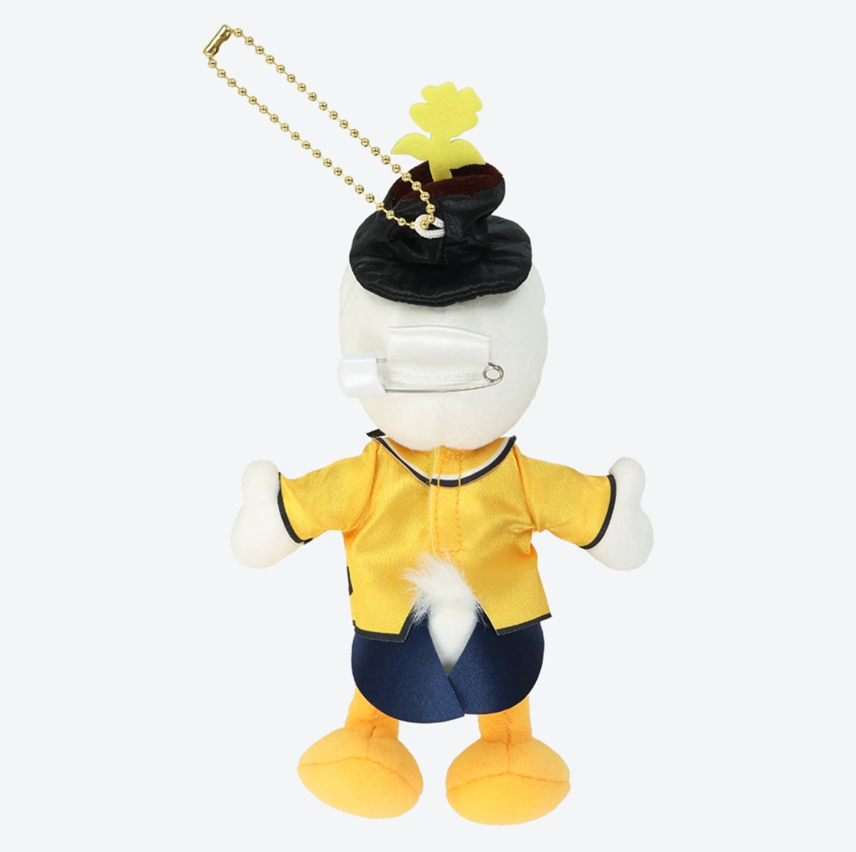 Tokyo Disney Resort - Tokyo Disneyland - The Diamond Variety Muster - Donald Duck Plush Keychain / Pin (2 Outfits)