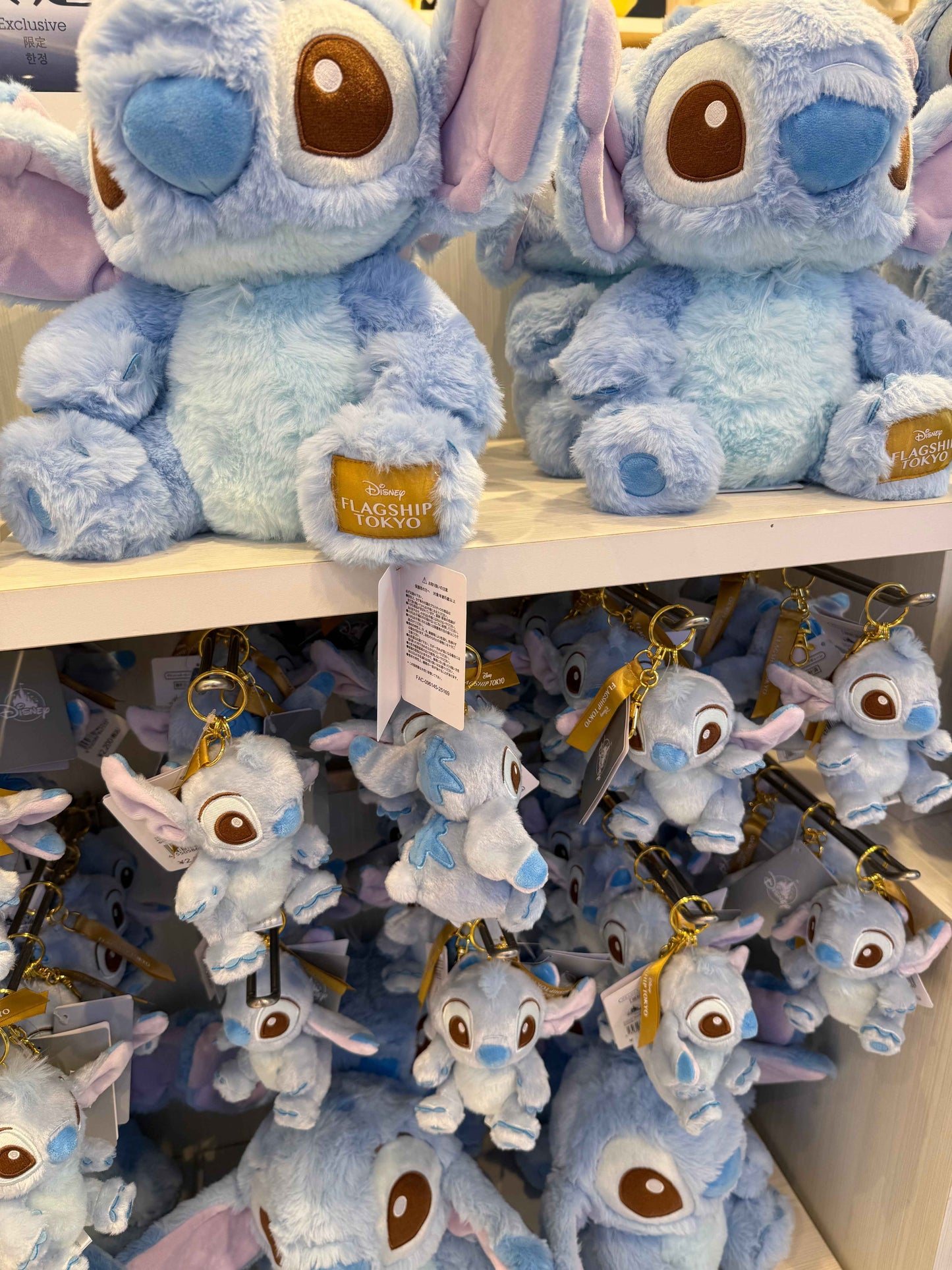 Japan Disney Store - Tokyo Flagship Store - Stitch Plush & Plush Keychains