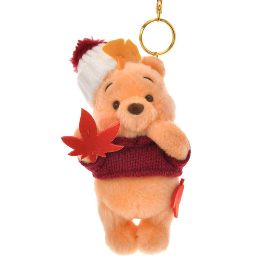 OCT 14 PREORDER - Japan Limited - Winnie the Pooh - Momiji Autumn - Plush Keychain
