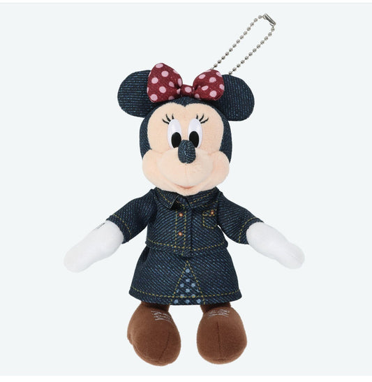 Tokyo Disney Resort - Frontierland - Western Wear - Minnie Plush Keychain / Pin