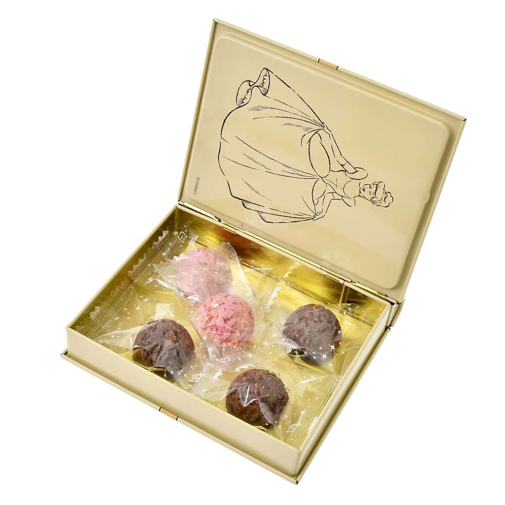 Japan Disney Store - Cinderella - Storybook Chocolate Crunch Tin