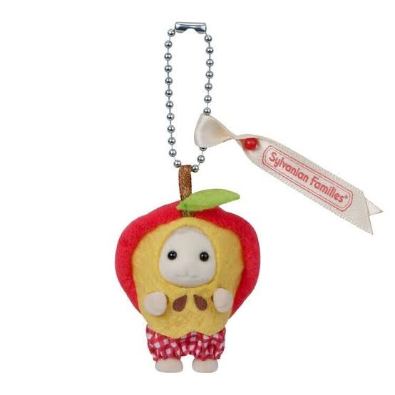 Japan Limited - Sylvanian Families - Baby Sheep Apple Keychain