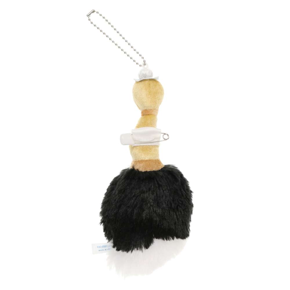 Tokyo Disney Resort - Beauty & the Beast - Feather Duster - Plush Keychain / Badge