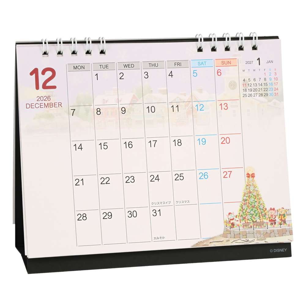 Tokyo Disney Resort - 2026 Postcard Desk Calander