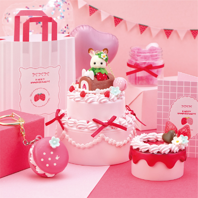Japan Limited - Sylvanian Families - Strawberry Anniversary Sweets Kit