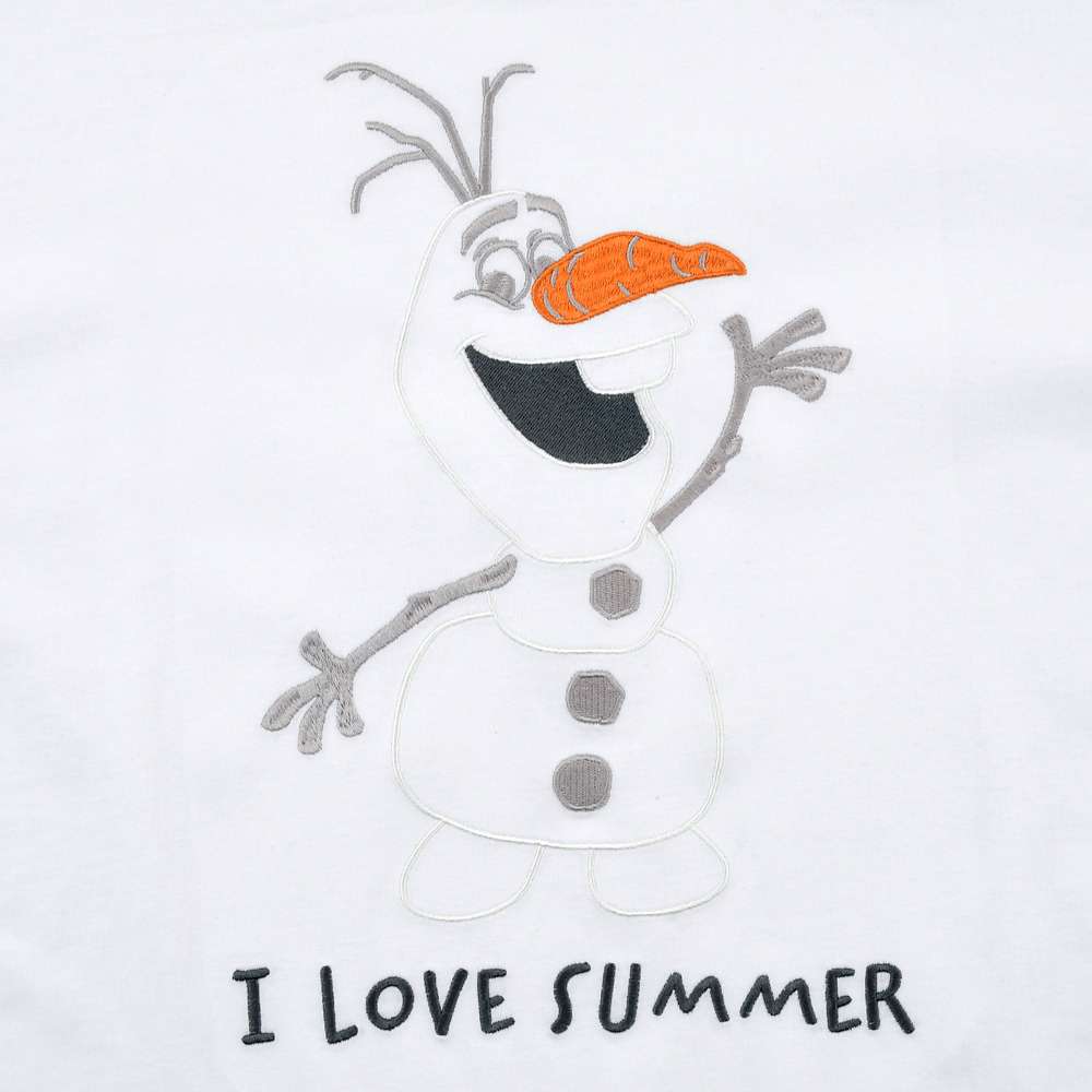 Japan Limited - Frozen - My Pal Olaf - Embroidered Short Sleeve T-Shirt