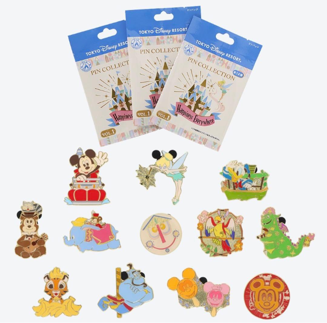 Tokyo Disney Resort - 12 Pin Collection - Vol 1 - 2 Pin Blind Bag