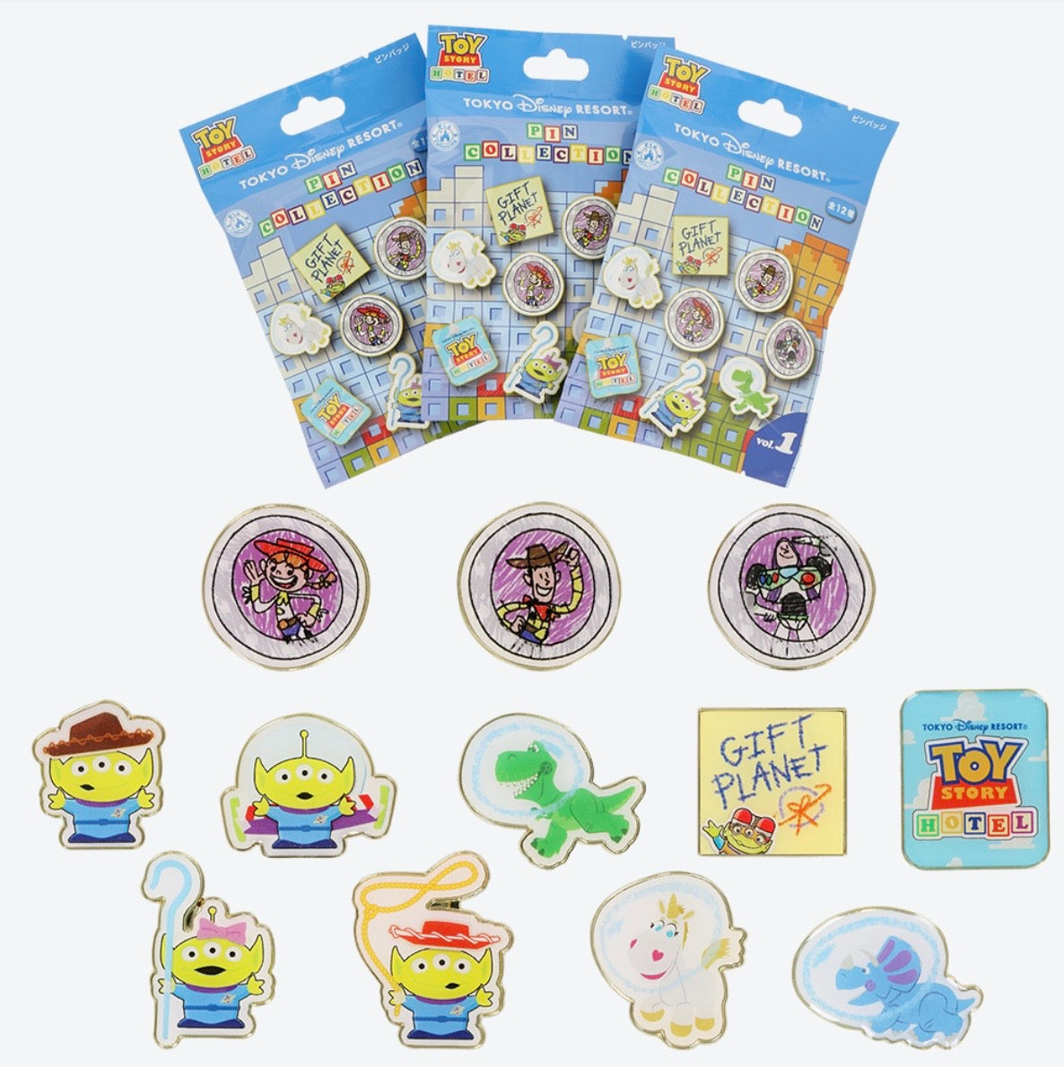 Tokyo Disney Resort - Toy Story - 2 Pin Mystery Bag - Vol 1