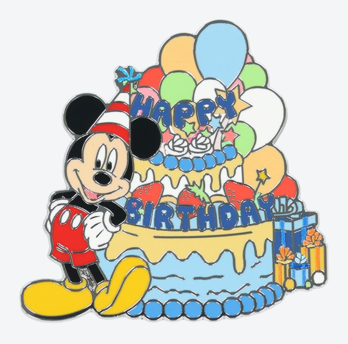 AUG 27 PREORDER - Tokyo Disney Resort - Mickey Mouse - Happy Birthday Pin