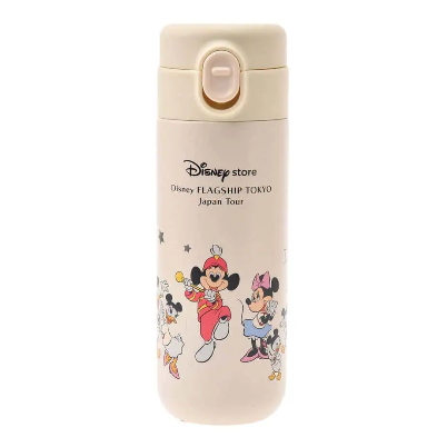 Japan Disney Store - Disney Flagship Tokyo Japan Tour - Haneda Airport Pop Up - Mickey & Friends - Stainless Steel Bottle