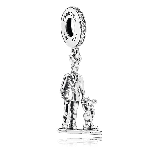 Tokyo Disney Resort - Mickey & Walt - Partners Statue - Pandora Charm