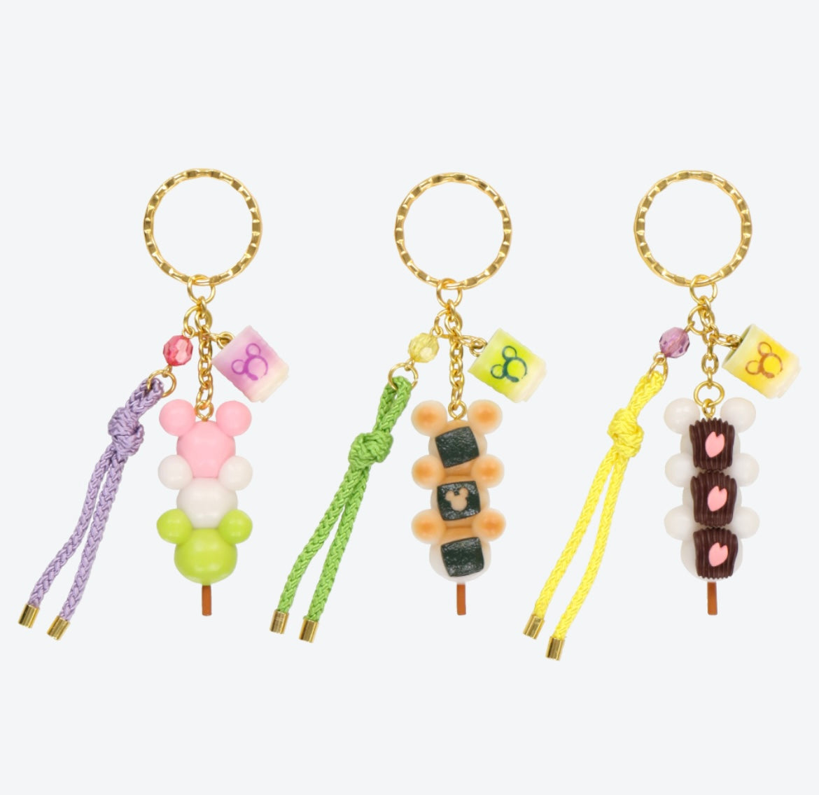 Tokyo Disney Resort - Snacks Set - Keychain - (Park Food, Mochi, Dessert)