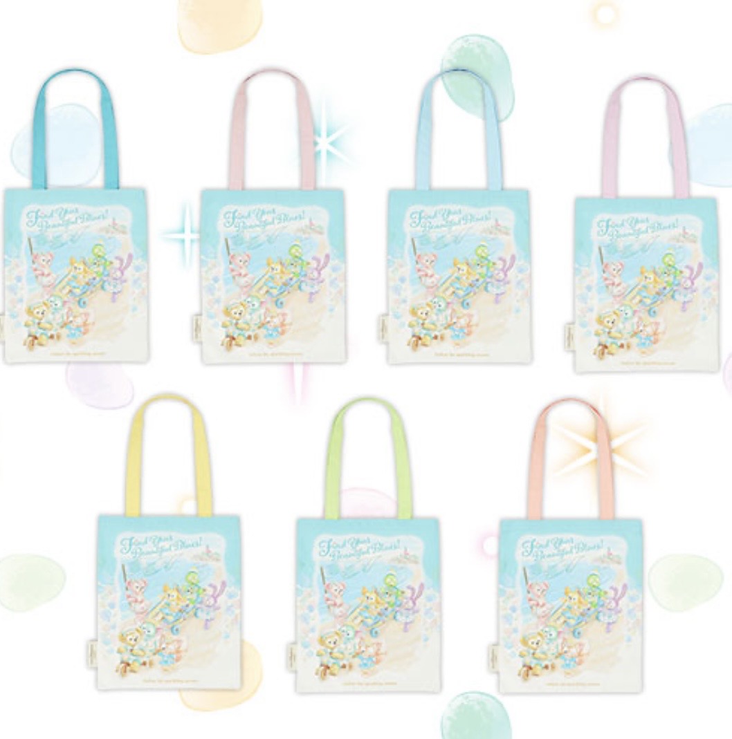 APRIL 15 PREORDER - Disneysea Limited - Duffy & Friends - Find Your Beautiful Blues - Tote Bag - Blind Box