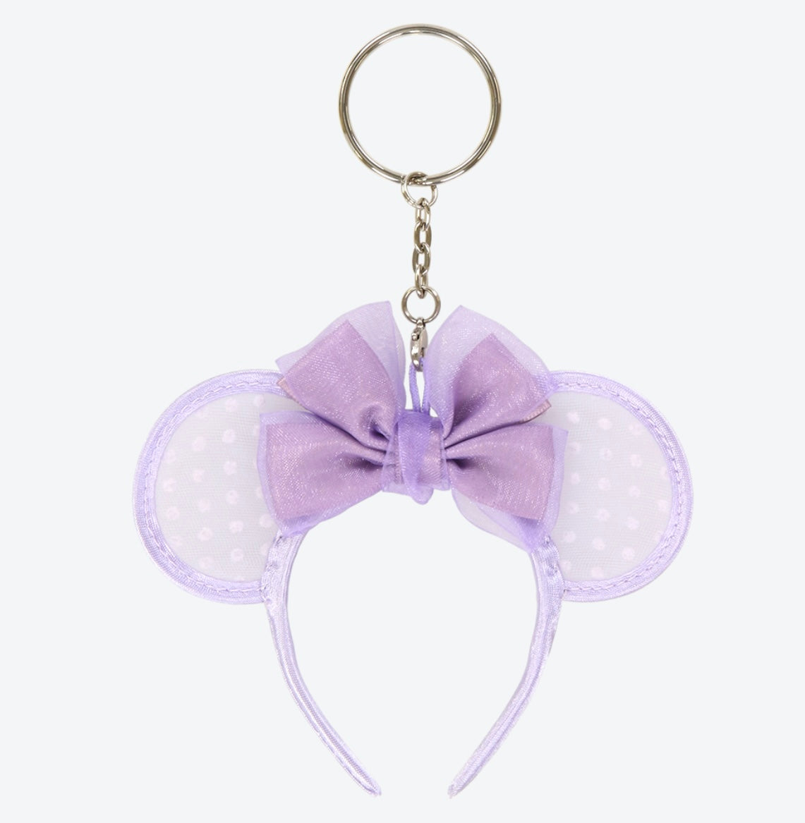 Tokyo Disney Resort - Minnie Ears - Purple Lace Ears Keychain