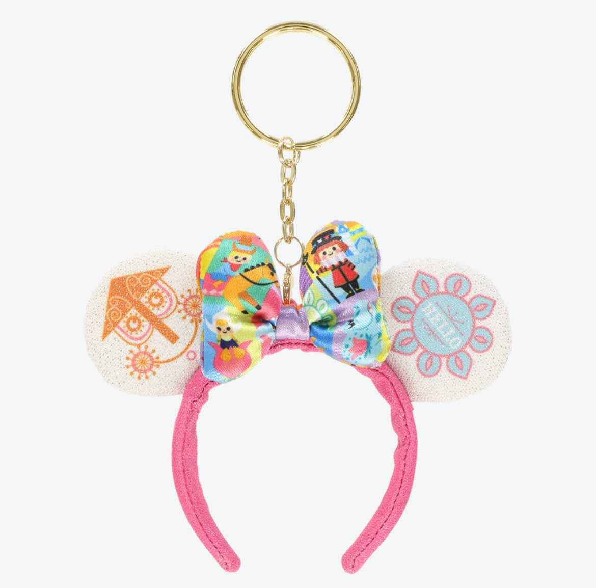 Tokyo Disney Resort - Minnie Ears - It's a Small World - Ears Keychain