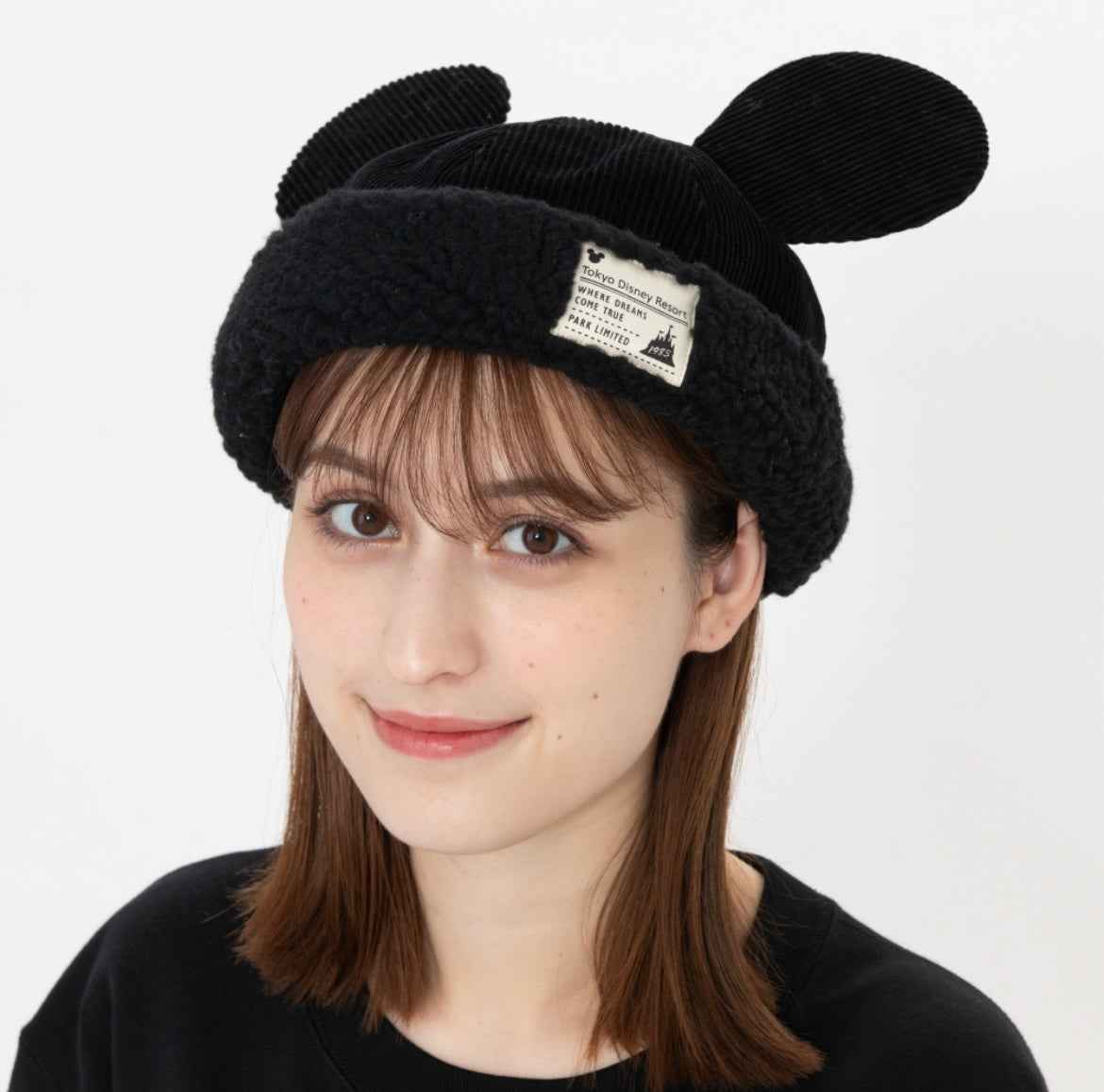 Tokyo Disney Resort - Mickey - Fluffy Ears Hat - Adult Size