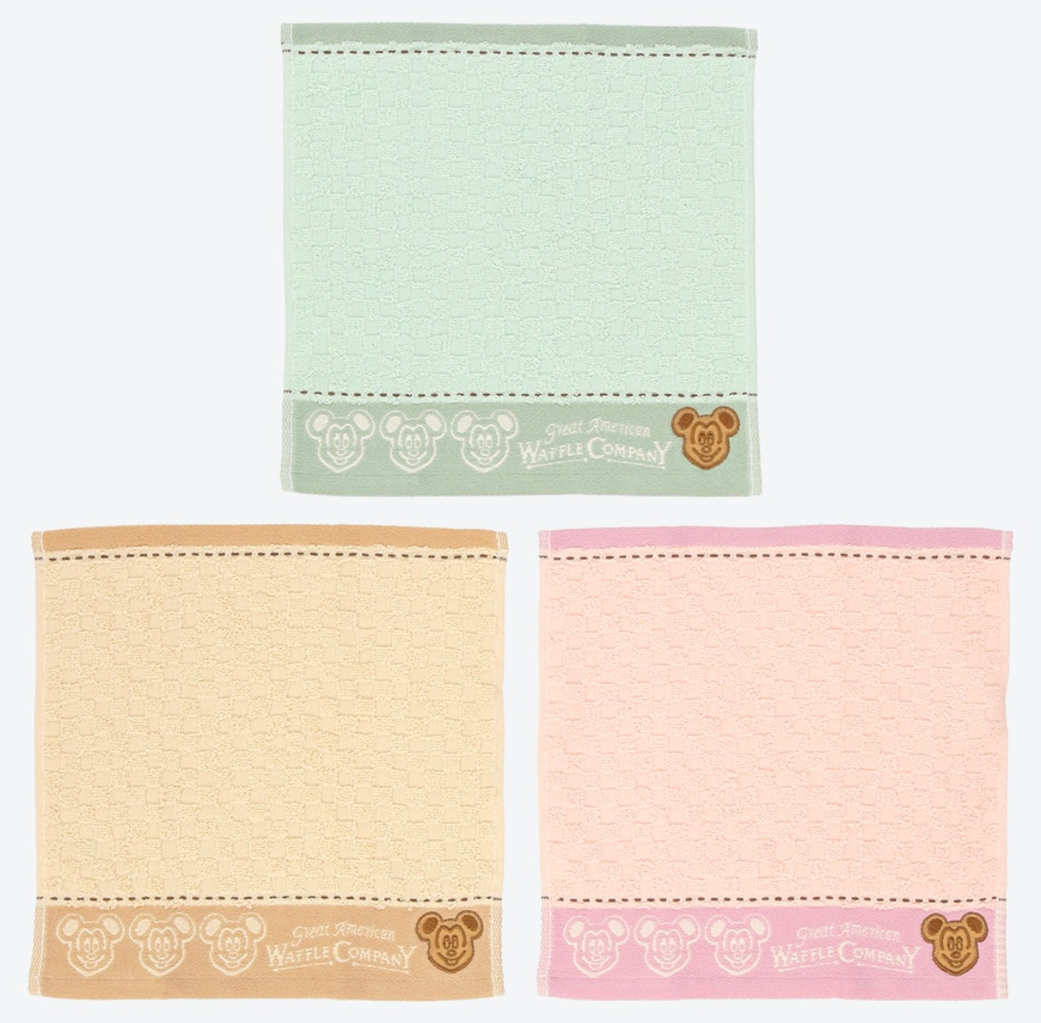 Tokyo Disney Resort - 3 Set - Mickey Waffle Hand Towel