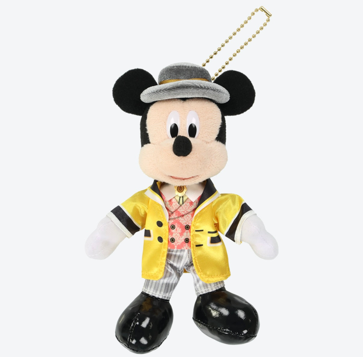Tokyo Disney Resort - Tokyo Disneyland - The Diamond Variety Muster - Mickey Mouse Plush Keychain / Pin (2 Outfits)