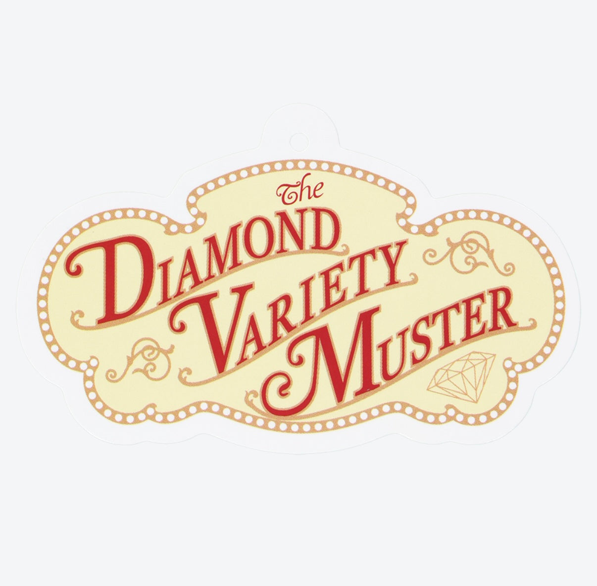Tokyo Disney Resort - Tokyo Disneyland - The Diamond Variety Muster - Mickey Mouse Plush Keychain / Pin (2 Outfits)