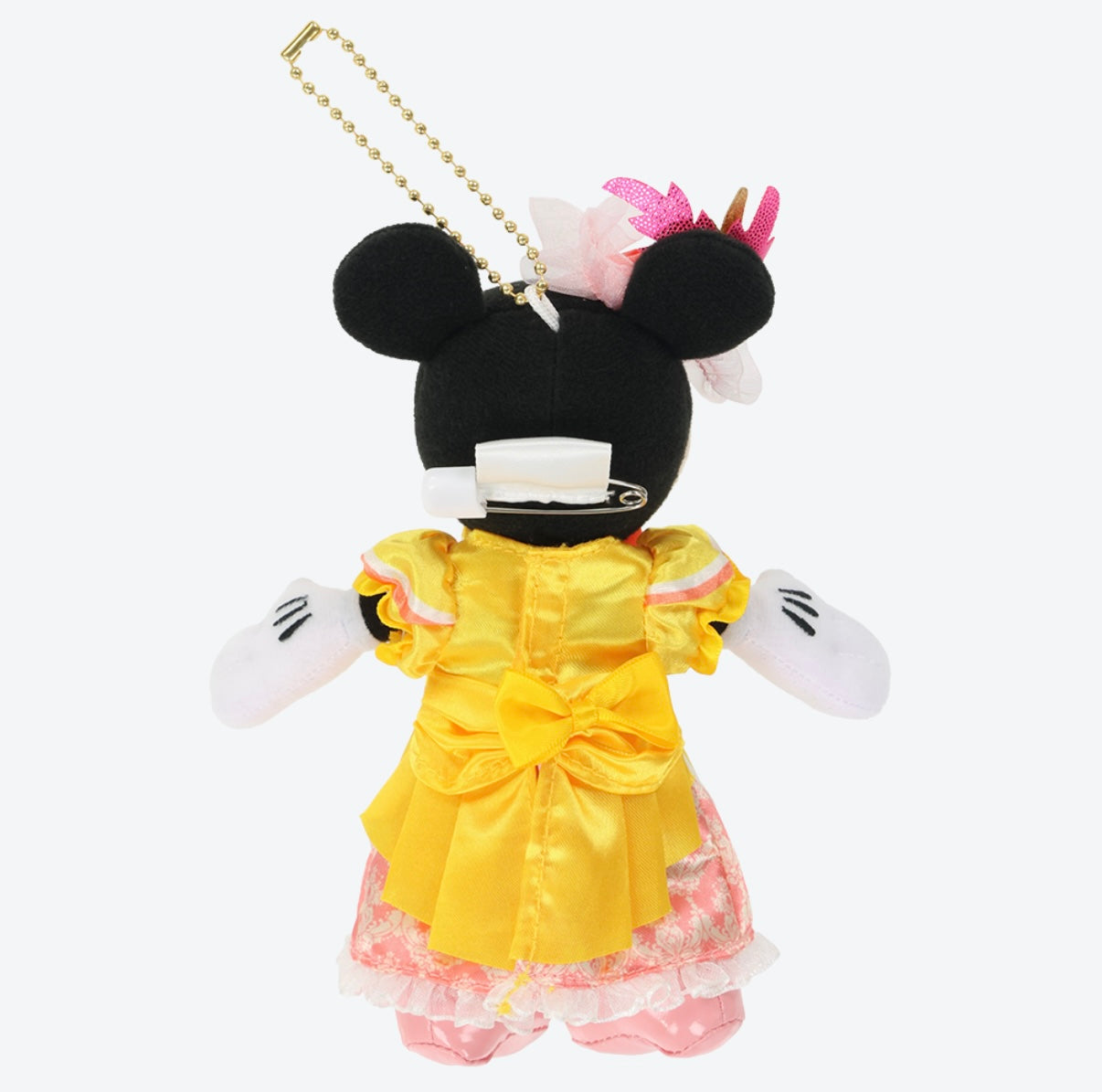 Tokyo Disney Resort - Tokyo Disneyland - The Diamond Variety Muster - Minnie Mouse Plush Keychain / Pin (2 Outfits)