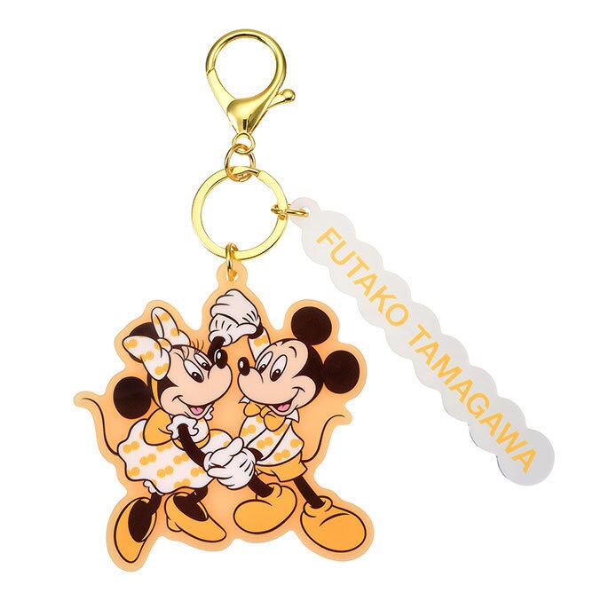 MAY 27 PREORDER - Japan Disney Store - New Store Opening Exclusive (Futako Tamagawa) - Mickey & Minnie Mouse - Acrylic Keychain