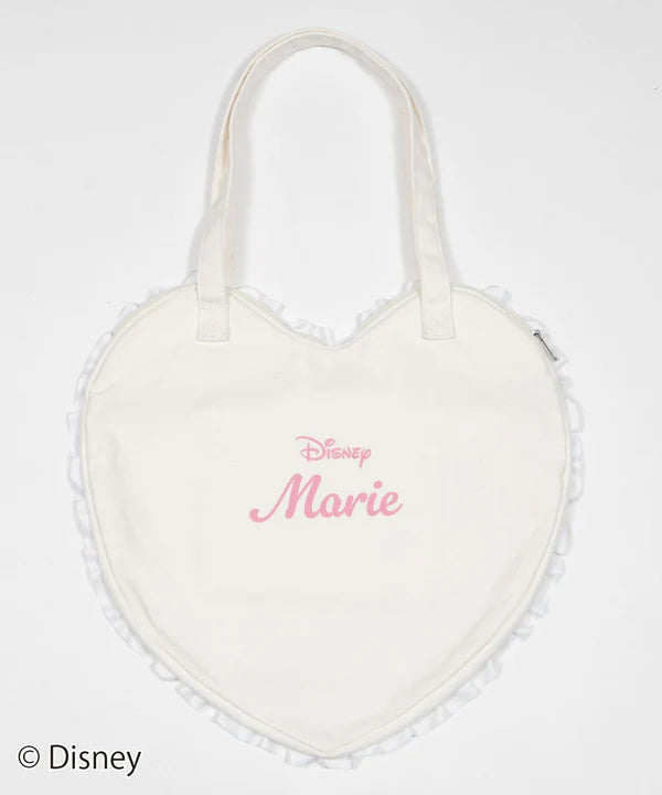 Disney Japan x WEGO - Marie - The Aristocats - Frill Heart Tote Bag