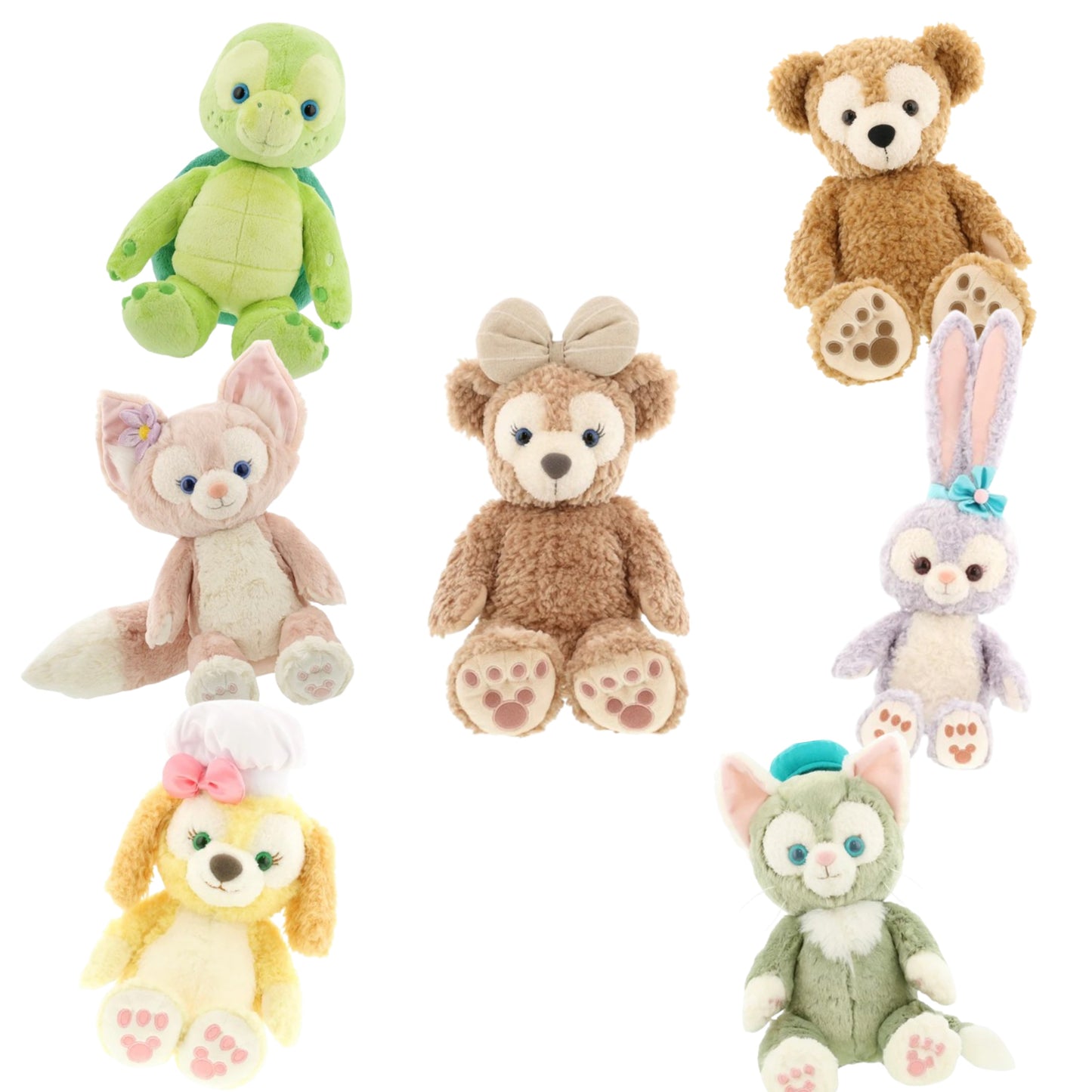 Duffy & Friends - Mega Bundle - All 7 Plushies