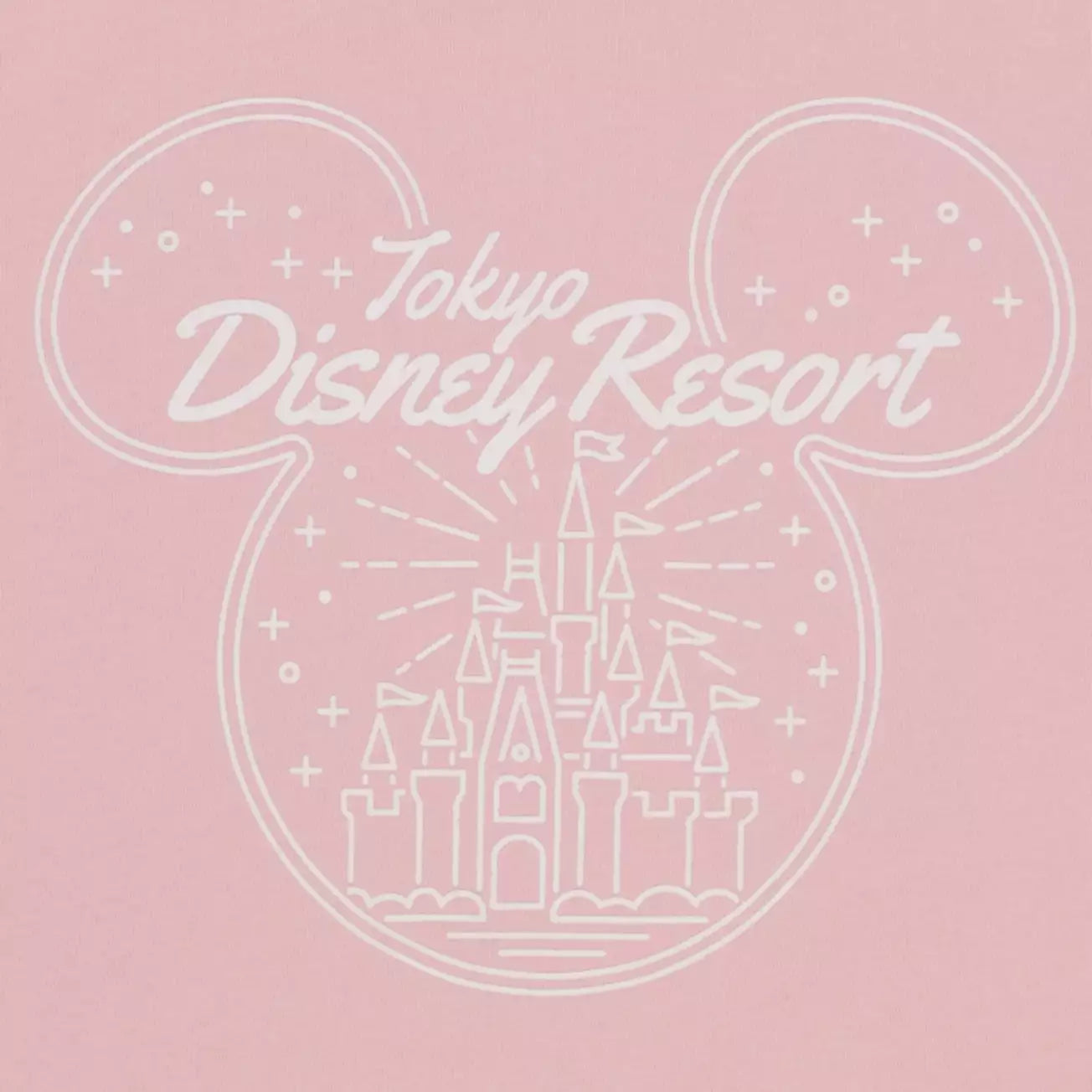 Tokyo Disney Resort - Pink Cinderella Castle - T-Shirt