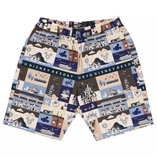 Tokyo Disney Resort - Park Icons - Unisex Shorts