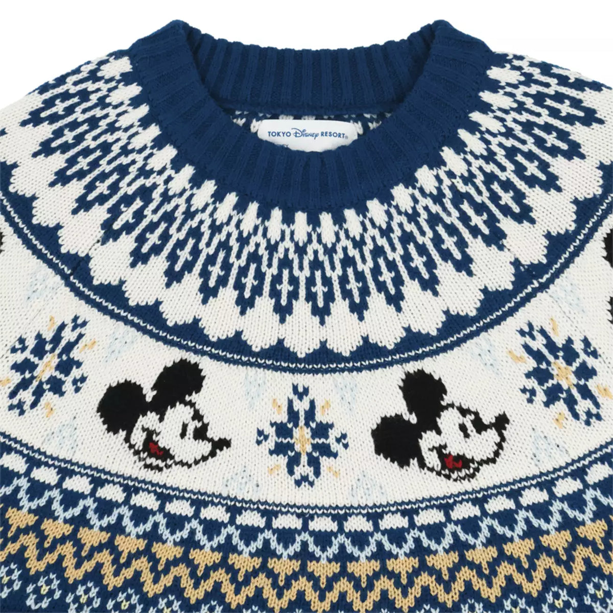 OCT 22 PREORDER - Tokyo Disney Resort - Mickey Mouse - Winter Knit Unisex Sweater