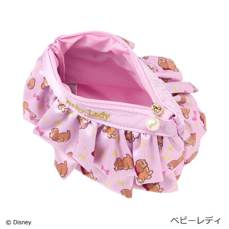 Disney Japan x PLAZA - Lady & the Tramp - Frill Pouch