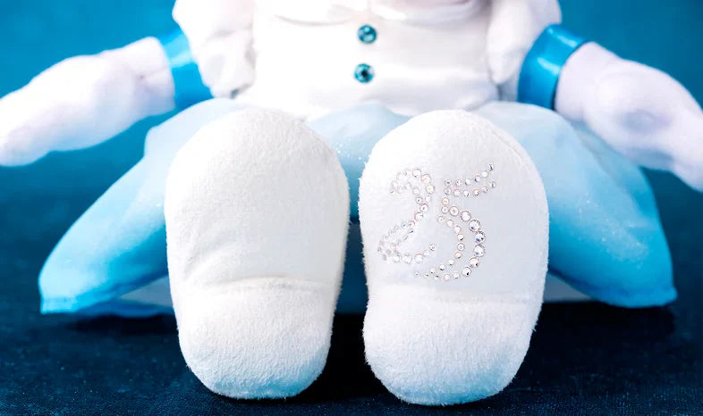 NOV 25 PREORDER - Disneysea 25th Anniversary - Sparkling Jubilee x Swarovski - Mickey & Minnie Mouse Plush Set