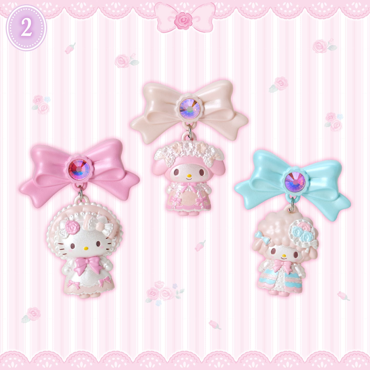 SEPT 3 PREORDER - Sanrio Japan - Fairytale Party Design - Brooches