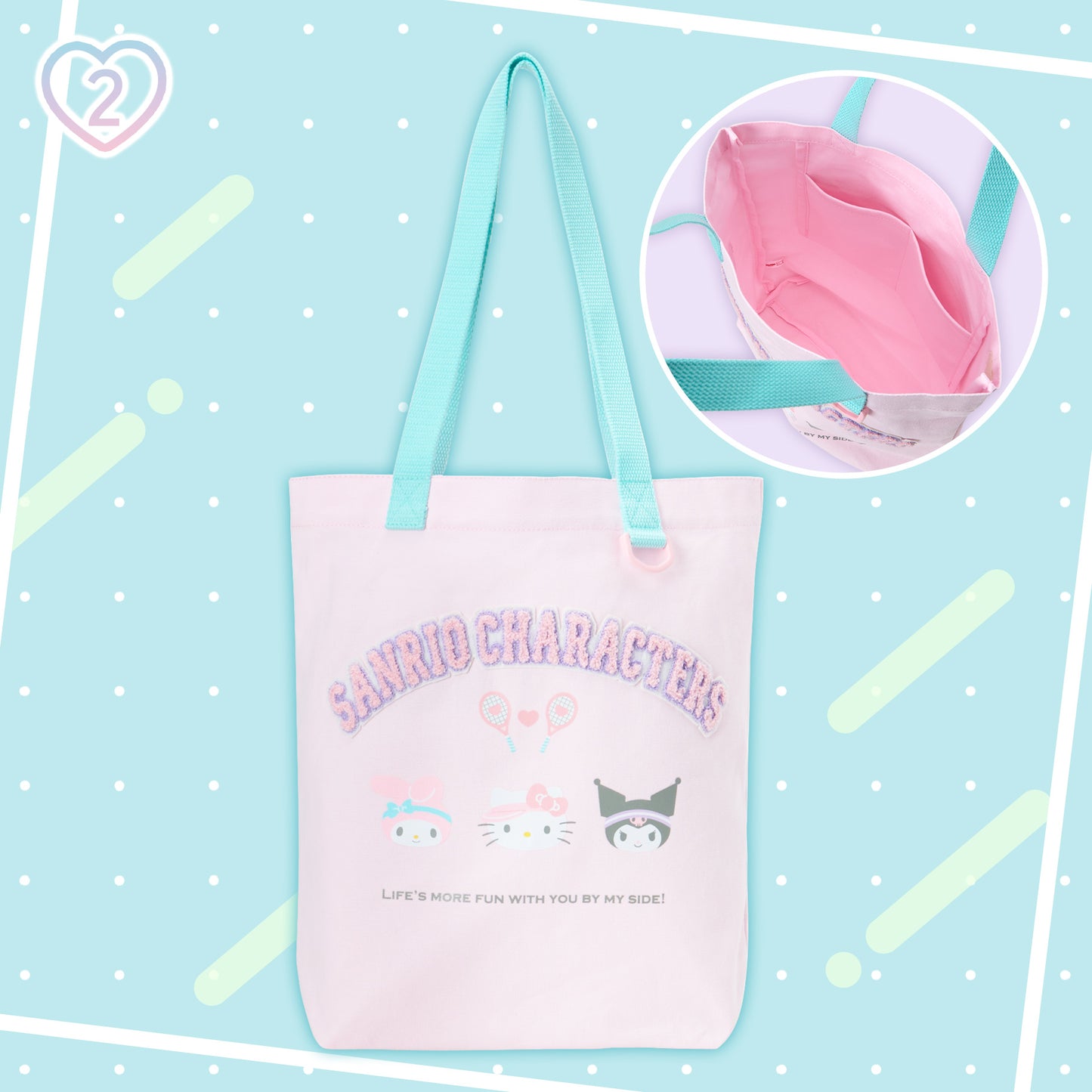 AUG 26 PREORDER - Sanrio Japan - Sanrio Girls' Tennis Club - Tote Bag