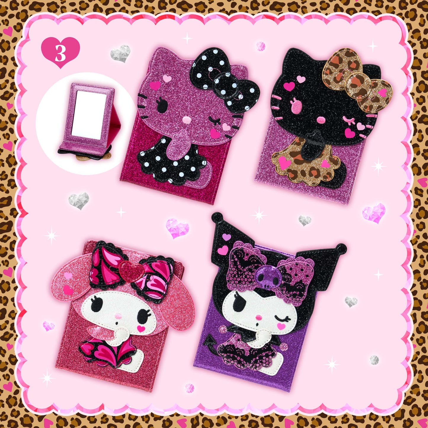 JULY 23 PREORDER - Sanrio Japan - Gal-style MAX - Folding Mirror