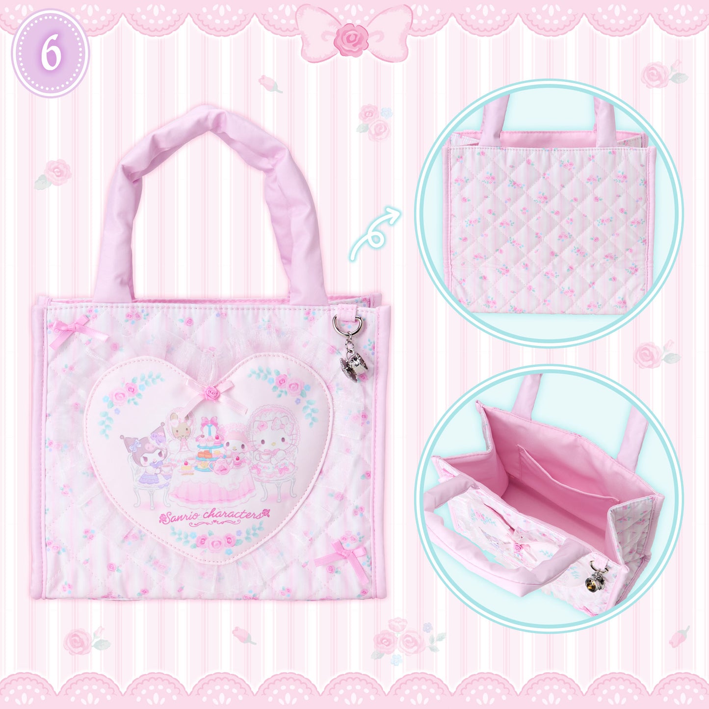 SEPT 3 PREORDER - Sanrio Japan - Fairytale Party Design - Handbag