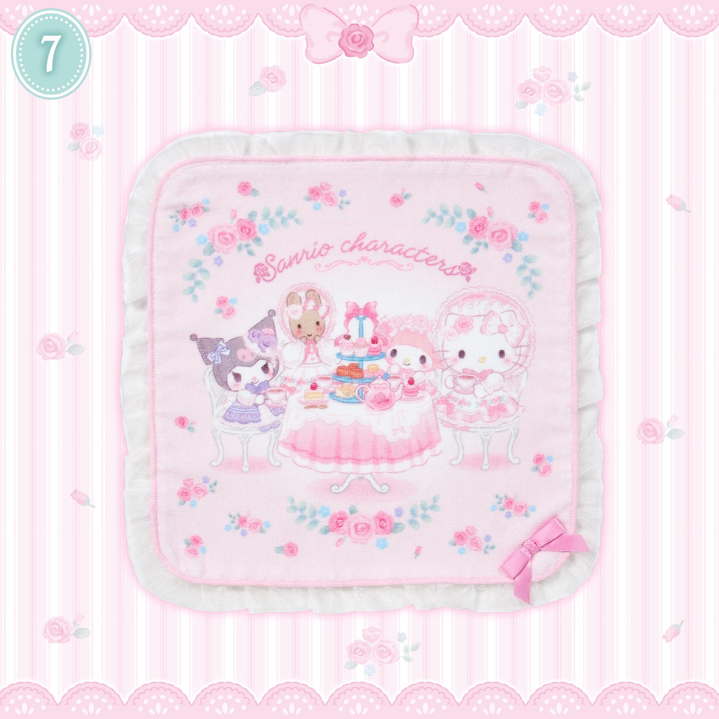 SEPT 3 PREORDER - Sanrio Japan - Fairytale Party Design - Mini Towel