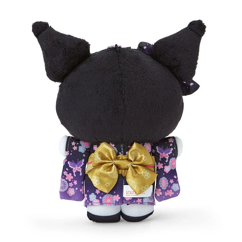 Sanrio Japan - Kuromi - Plush Mascot Keychain (kimono)