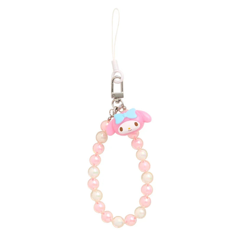 Sanrio Japan - My Melody - Beaded Smartphone Strap