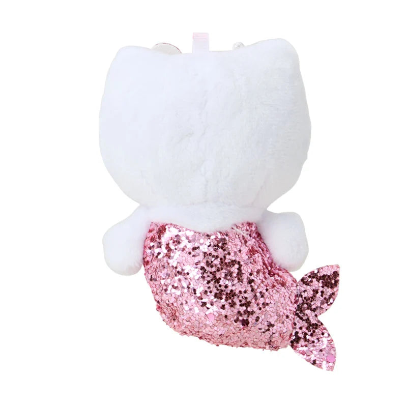 Sanrio Japan - Hello Kitty - Sequin Plush Keychain (Mermaid - Pink)