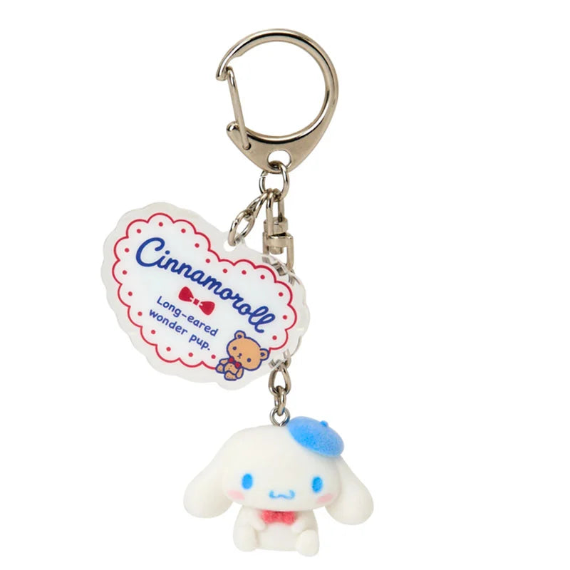 Sanrio Japan - Cinnamoroll - Flocked Keychain